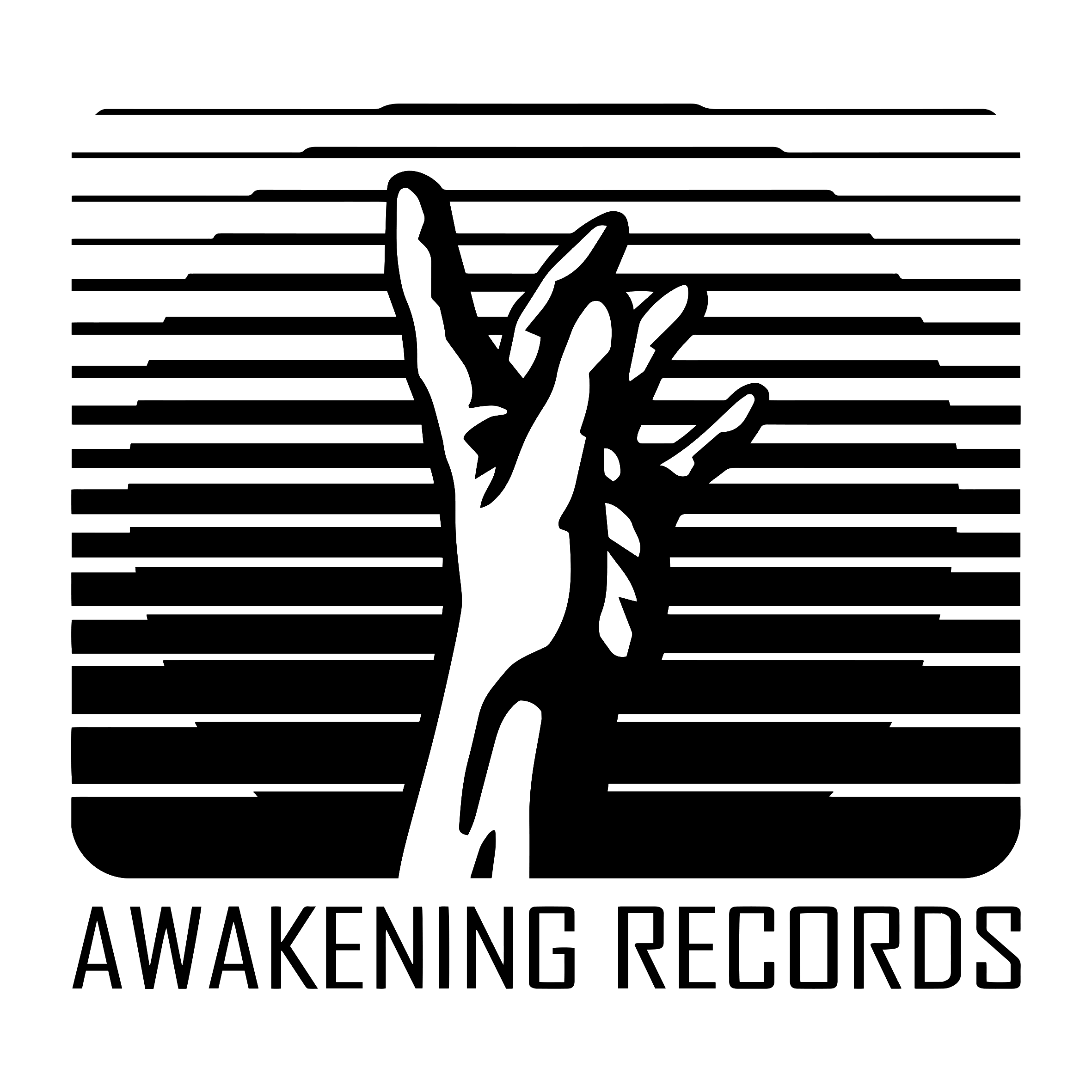 Logo of the music label "Behind the Mountain Records" as proof of past work being released on it.